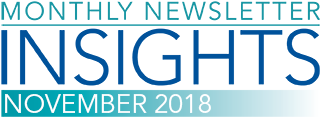 Monthly newsletter INSIGHTS November 2018