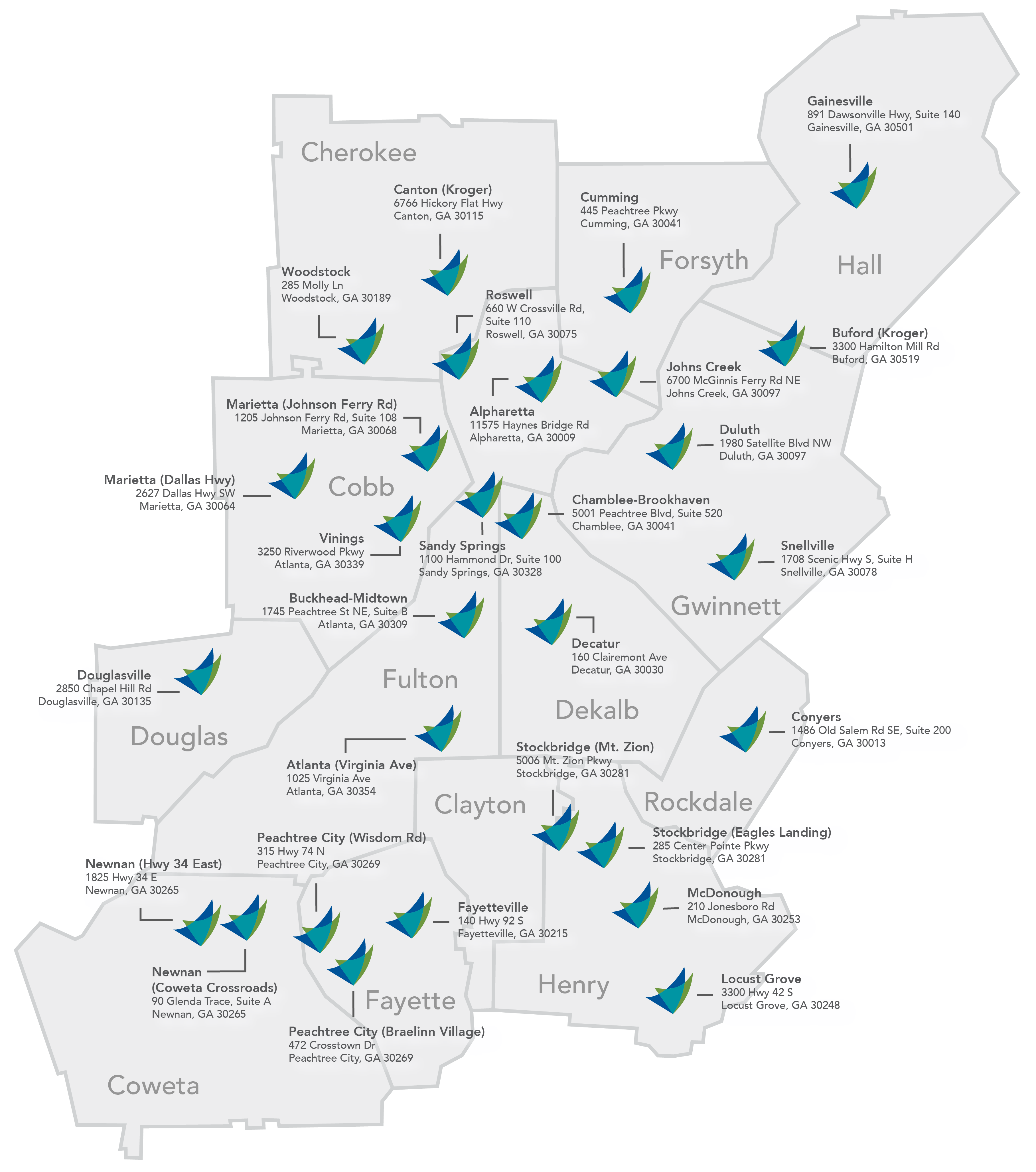 Delta Community Credit Union Branch Locations Map