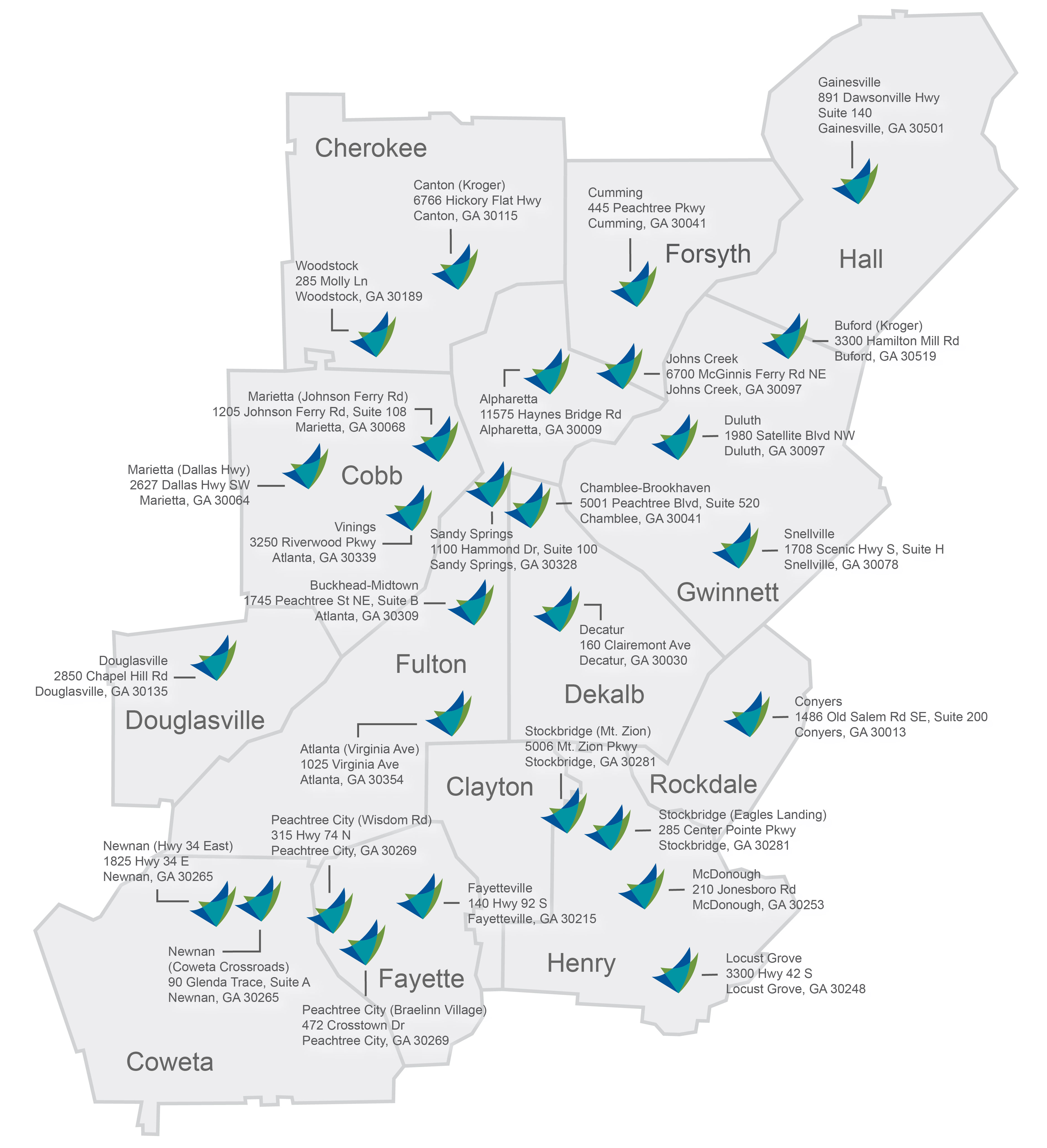 Delta Community Credit Union Branch Locations Map