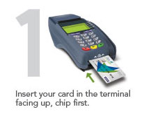 1. Insert card