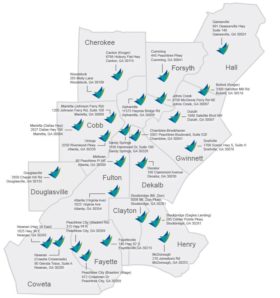 Delta Community Credit Union Branch Locations Map