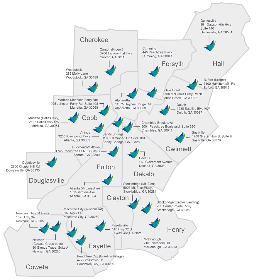 Delta Community Credit Union Branch Locations Map