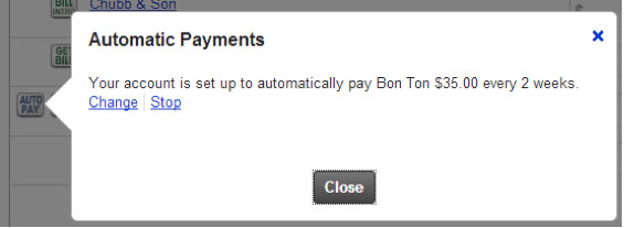 Automatic Payments