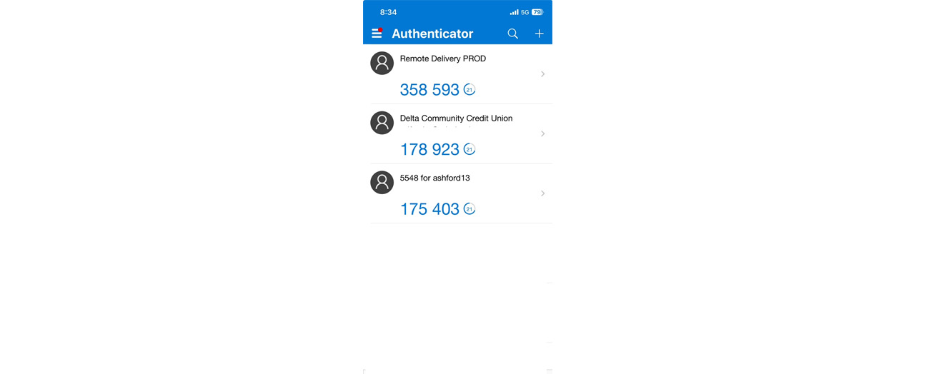 Microsoft Authenticator